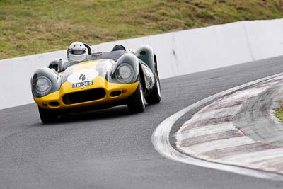 4;10-April-2009;1958-Lister-Jaguar-Knobbly-R;Australia;BB085;Barry-Bates;Bathurst;FOSC;Festival-of-Sporting-Cars;Mt-Panorama;NSW;New-South-Wales;Regularity;auto;motorsport;racing;super-telephoto