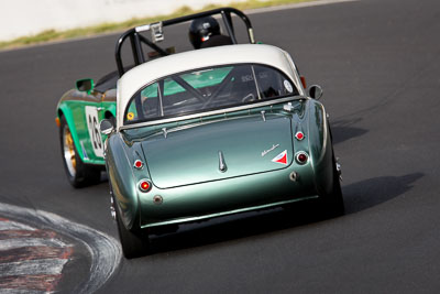 34;10-April-2009;1959-Austin-Healey-3000;Australia;Bathurst;Brian-Duffy;FOSC;Festival-of-Sporting-Cars;Historic-Sports-Cars;Mt-Panorama;NSW;New-South-Wales;RFE437;auto;classic;motorsport;racing;super-telephoto;vintage