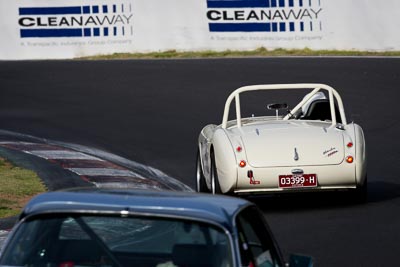 100;03399H;10-April-2009;1964-Austin-Healey-3000;Australia;Bathurst;FOSC;Festival-of-Sporting-Cars;Historic-Sports-Cars;Mt-Panorama;NSW;New-South-Wales;Peter-Jackson;auto;classic;motorsport;racing;super-telephoto;vintage