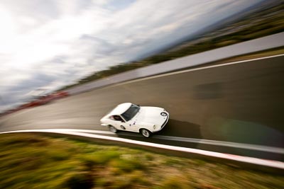 17;10-April-2009;1969-Datsun-240Z;Australia;Bathurst;CH7749;Don-McKay;FOSC;Festival-of-Sporting-Cars;Historic-Sports-Cars;Mt-Panorama;NSW;New-South-Wales;auto;classic;clouds;motion-blur;motorsport;racing;sky;vintage;wide-angle