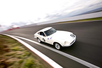 17;10-April-2009;1969-Datsun-240Z;Australia;Bathurst;CH7749;Don-McKay;FOSC;Festival-of-Sporting-Cars;Historic-Sports-Cars;Mt-Panorama;NSW;New-South-Wales;auto;classic;clouds;motion-blur;motorsport;racing;sky;vintage;wide-angle