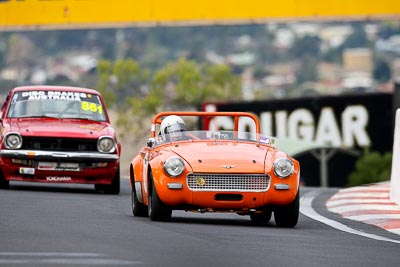 7;10-April-2009;1964-Austin-Healey-Sprite;Australia;Bathurst;FOSC;Festival-of-Sporting-Cars;Graham-Phillips;Mt-Panorama;NSW;New-South-Wales;Regularity;auto;motorsport;racing;super-telephoto