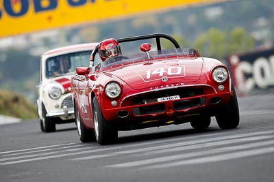 140;10-April-2009;1960-Sunbeam-Alpine;36340H;Australia;Bathurst;FOSC;Festival-of-Sporting-Cars;Guy-Thomson;Mt-Panorama;NSW;New-South-Wales;Regularity;auto;motorsport;racing;super-telephoto