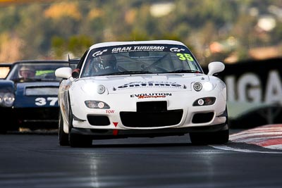 35;10-April-2009;2002-Mazda-RX‒7;Australia;Bathurst;FOSC;Festival-of-Sporting-Cars;Gerry-Murphy;Marque-and-Production-Sports;Mt-Panorama;NSW;New-South-Wales;auto;motorsport;racing;super-telephoto