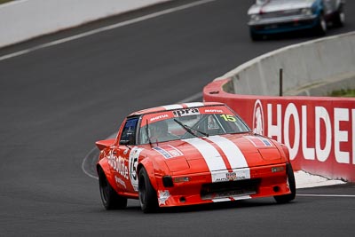 15;11-April-2009;1979-Mazda-RX‒7-Series-1;Australia;Bathurst;FOSC;Festival-of-Sporting-Cars;Graeme-Watts;Improved-Production;Mt-Panorama;NSW;New-South-Wales;auto;motorsport;racing;super-telephoto