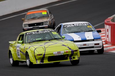 86;11-April-2009;1982-Mazda-RX‒7;Australia;Bathurst;Cristy-Stevens;FOSC;Festival-of-Sporting-Cars;Improved-Production;Mt-Panorama;NSW;New-South-Wales;auto;motorsport;racing;super-telephoto