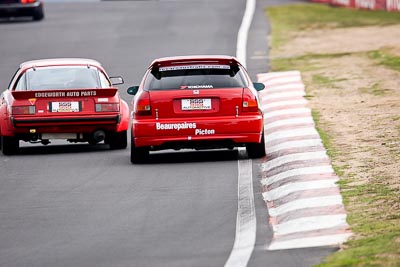 29;11-April-2009;1997-Honda-Civic;Australia;Bathurst;FOSC;Festival-of-Sporting-Cars;Greg-Hartnett;Improved-Production;Mt-Panorama;NSW;New-South-Wales;auto;motorsport;racing;super-telephoto