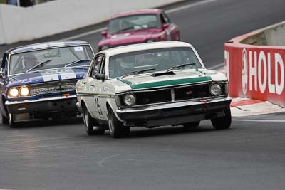 25;11-April-2009;1971-Ford-Falcon-XY-GT;Australia;Bathurst;FOSC;Festival-of-Sporting-Cars;Historic-Touring-Cars;Mark-Le-Vaillant;Mt-Panorama;NSW;New-South-Wales;auto;classic;motorsport;racing;super-telephoto;vintage