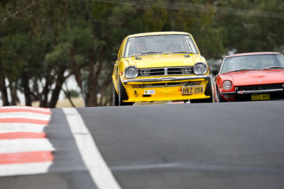 75;11-April-2009;1973-Mitsubishi-Lancer;Australia;Bathurst;FOSC;Festival-of-Sporting-Cars;HKZ284;Mt-Panorama;NSW;New-South-Wales;Regularity;Shane-McIlvenna;auto;motorsport;racing;super-telephoto