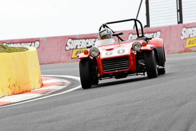 60;11-April-2009;1975-Lotus-Seven-S4;Australia;Bathurst;FOSC;Festival-of-Sporting-Cars;Historic-Sports-Cars;Michael-Byrne;Mt-Panorama;NSW;New-South-Wales;auto;classic;motorsport;racing;super-telephoto;vintage