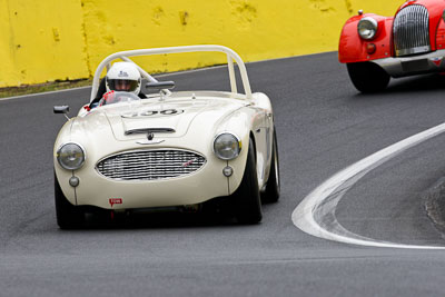 100;03399H;11-April-2009;1964-Austin-Healey-3000;Australia;Bathurst;FOSC;Festival-of-Sporting-Cars;Historic-Sports-Cars;Mt-Panorama;NSW;New-South-Wales;Peter-Jackson;auto;classic;motorsport;racing;super-telephoto;vintage