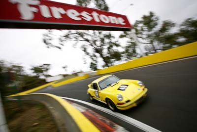 49;11-April-2009;1973-Porsche-911-Carrera-RS;30389H;Australia;Bathurst;FOSC;Festival-of-Sporting-Cars;Historic-Sports-Cars;Lloyd-Hughes;Mt-Panorama;NSW;New-South-Wales;auto;classic;motion-blur;motorsport;racing;vintage;wide-angle