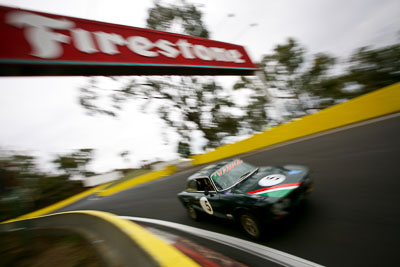 5;11-April-2009;1974-Alfa-Romeo-GTV-2000;Australia;Bathurst;FOSC;Festival-of-Sporting-Cars;Historic-Sports-Cars;John-Carson;Mt-Panorama;NSW;New-South-Wales;S17118;auto;classic;motion-blur;motorsport;racing;vintage;wide-angle