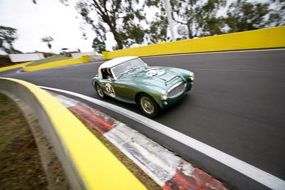 34;11-April-2009;1959-Austin-Healey-3000;Australia;Bathurst;Brian-Duffy;FOSC;Festival-of-Sporting-Cars;Historic-Sports-Cars;Mt-Panorama;NSW;New-South-Wales;RFE437;auto;classic;motorsport;racing;vintage;wide-angle