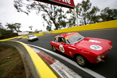 33;11-April-2009;1973-Alfa-Romeo-105-GTV;Australia;Barry-Wise;Bathurst;FOSC;Festival-of-Sporting-Cars;Historic-Sports-Cars;Mt-Panorama;NSW;New-South-Wales;auto;classic;motorsport;racing;vintage;wide-angle