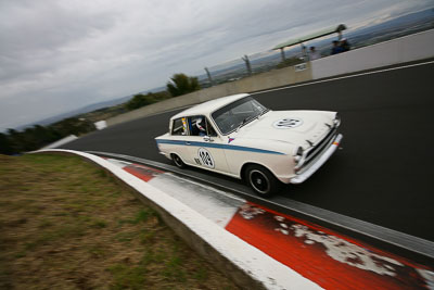 109;11-April-2009;1964-Ford-Cortina-Mk-I;Australia;Bathurst;FOSC;Festival-of-Sporting-Cars;Matthew-Windsor;Mt-Panorama;NSW;New-South-Wales;Sports-Touring;auto;motorsport;racing;wide-angle