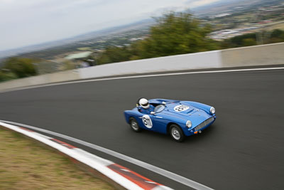 811;11-April-2009;1962-Turner-Mk-II;Australia;Bathurst;FOSC;Festival-of-Sporting-Cars;Ian-Barberie;Mt-Panorama;NSW;New-South-Wales;Sports-Touring;auto;motion-blur;motorsport;racing;wide-angle