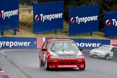 12;11-April-2009;1986-Toyota-Corolla-AE82;Australia;Bathurst;FOSC;Festival-of-Sporting-Cars;Improved-Production;Mt-Panorama;NSW;New-South-Wales;Scott-Hunter;auto;motorsport;racing;telephoto