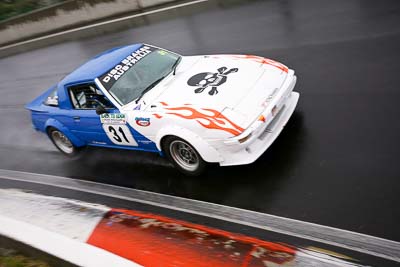 31;11-April-2009;1983-Mazda-RX‒7;Australia;Bathurst;FOSC;Festival-of-Sporting-Cars;Improved-Production;Mt-Panorama;NSW;New-South-Wales;Peter-Foote;auto;motorsport;racing;wide-angle