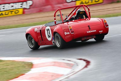 13;11-April-2009;1963-MG-Midget;Australia;Bathurst;Damien-Meyer;FOSC;Festival-of-Sporting-Cars;Marque-and-Production-Sports;Mt-Panorama;NSW;New-South-Wales;auto;motion-blur;motorsport;racing;super-telephoto