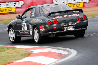 90;11-April-2009;1993-Nissan-Skyline-R32-GTR;Australia;Bathurst;Colin-Ward;FOSC;Festival-of-Sporting-Cars;Mt-Panorama;NSW;New-South-Wales;Regularity;auto;motion-blur;motorsport;racing;super-telephoto