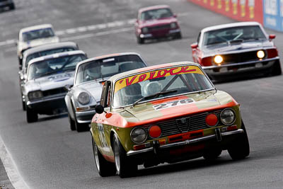 276;12-April-2009;1973-Alfa-Romeo-105-GTV;Australia;Bathurst;Bill-Magoffin;FOSC;Festival-of-Sporting-Cars;Historic-Touring-Cars;Mt-Panorama;NSW;New-South-Wales;auto;classic;motorsport;racing;super-telephoto;vintage
