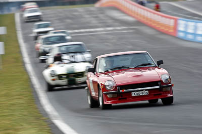 231;12-April-2009;1977-Datsun-260Z;AQU98N;Alan-Cummine;Australia;Bathurst;FOSC;Festival-of-Sporting-Cars;Mt-Panorama;NSW;New-South-Wales;Regularity;auto;motion-blur;motorsport;racing;super-telephoto