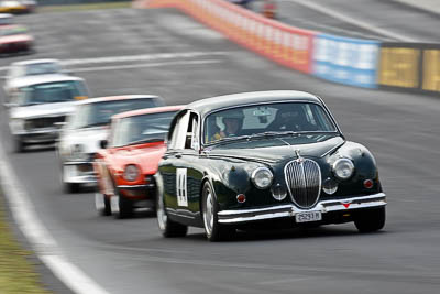 44;12-April-2009;1964-Jaguar-Mk-II;25293H;Australia;Bathurst;FOSC;Festival-of-Sporting-Cars;Mt-Panorama;NSW;New-South-Wales;Regularity;Tim-Mallyon;auto;motion-blur;motorsport;racing;super-telephoto