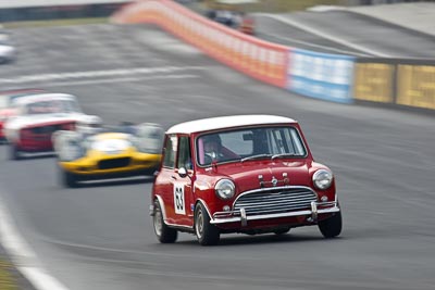 63;12-April-2009;1964-Mini-Cooper-S;Australia;Bathurst;FOSC;Festival-of-Sporting-Cars;Gavin-Matthews;Mt-Panorama;NSW;New-South-Wales;Regularity;auto;motion-blur;motorsport;racing;super-telephoto