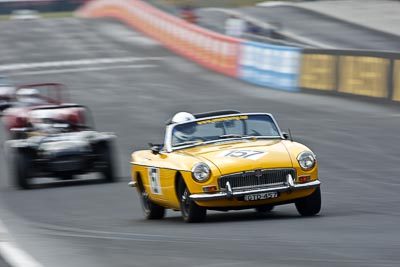 157;12-April-2009;1974-MGB;Australia;Bathurst;FOSC;Festival-of-Sporting-Cars;GTD457;Geoff-Taylor‒Denning;Mt-Panorama;NSW;New-South-Wales;Regularity;auto;motion-blur;motorsport;racing;super-telephoto