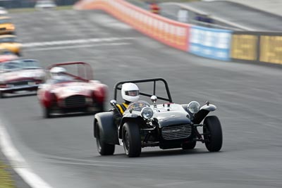 72;12-April-2009;1964-Lotus-Super-7;20507H;Australia;Bathurst;FOSC;Festival-of-Sporting-Cars;Maurice-Blackwood;Mt-Panorama;NSW;New-South-Wales;Regularity;auto;motion-blur;motorsport;racing;super-telephoto