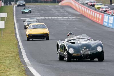 54;12-April-2009;1953-Jaguar-C-Type-Replica;Australia;Bathurst;David-Reid;FOSC;Festival-of-Sporting-Cars;Mt-Panorama;NSW;New-South-Wales;Regularity;auto;motorsport;racing;super-telephoto
