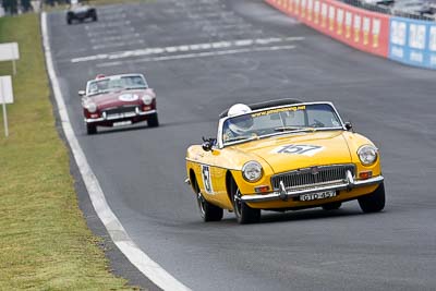 157;12-April-2009;1974-MGB;Australia;Bathurst;FOSC;Festival-of-Sporting-Cars;GTD457;Geoff-Taylor‒Denning;Mt-Panorama;NSW;New-South-Wales;Regularity;auto;motorsport;racing;super-telephoto