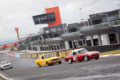 14;12-April-2009;1965-MGB-Roadster;Australia;Bathurst;FOSC;Festival-of-Sporting-Cars;Mt-Panorama;NSW;New-South-Wales;Regularity;Rex-Williamson;auto;motion-blur;motorsport;racing;telephoto