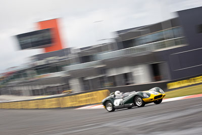 4;12-April-2009;1958-Lister-Jaguar-Knobbly-R;Australia;BB085;Barry-Bates;Bathurst;FOSC;Festival-of-Sporting-Cars;Mt-Panorama;NSW;New-South-Wales;Regularity;auto;motion-blur;motorsport;racing;telephoto