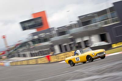 157;12-April-2009;1974-MGB;Australia;Bathurst;FOSC;Festival-of-Sporting-Cars;GTD457;Geoff-Taylor‒Denning;Mt-Panorama;NSW;New-South-Wales;Regularity;auto;motion-blur;motorsport;racing;telephoto