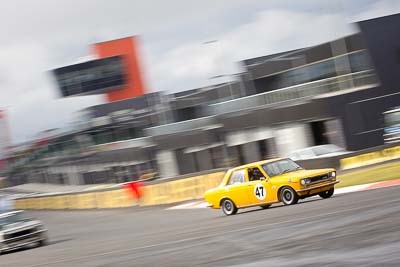 47;12-April-2009;1970-Datsun-1600;Australia;Bathurst;FOSC;Festival-of-Sporting-Cars;Graeme-Gillies;Mt-Panorama;NSW;New-South-Wales;Regularity;auto;motion-blur;motorsport;racing;telephoto