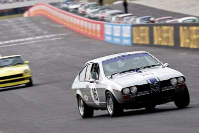 16;12-April-2009;1976-Alfa-Romeo-Alfetta-GT;Australia;Bathurst;FOSC;Festival-of-Sporting-Cars;Historic-Sports-Cars;John-Pucak;Mt-Panorama;NSW;New-South-Wales;auto;classic;motion-blur;motorsport;racing;super-telephoto;vintage