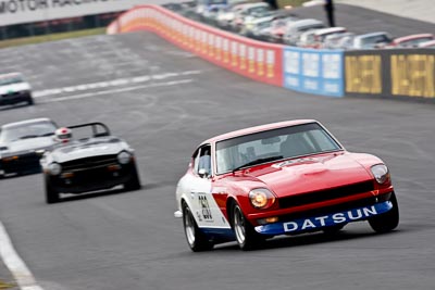 260;12-April-2009;1974-Datsun-260Z;34745H;Australia;Bathurst;FOSC;Festival-of-Sporting-Cars;Historic-Sports-Cars;James-Flett;Mt-Panorama;NSW;New-South-Wales;auto;classic;motion-blur;motorsport;racing;super-telephoto;vintage