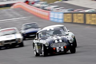 180;12-April-2009;1959-Austin-Healey-3000;35868H;Australia;Bathurst;Colin-Goldsmith;FOSC;Festival-of-Sporting-Cars;Historic-Sports-Cars;Mt-Panorama;NSW;New-South-Wales;auto;classic;motion-blur;motorsport;racing;super-telephoto;vintage