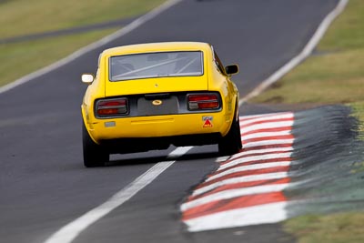 240;12-April-2009;1971-Datsun-240Z;Australia;Bathurst;FOSC;Festival-of-Sporting-Cars;Historic-Sports-Cars;Mt-Panorama;NSW;New-South-Wales;Russell-Stanford;auto;classic;motorsport;racing;super-telephoto;vintage