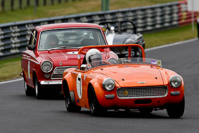 7;12-April-2009;1964-Austin-Healey-Sprite;Australia;Bathurst;FOSC;Festival-of-Sporting-Cars;Graham-Phillips;Mt-Panorama;NSW;New-South-Wales;Regularity;auto;motorsport;racing;super-telephoto