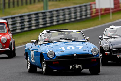 107;12-April-2009;1980-MGB-Roadster;Australia;Bathurst;FOSC;Festival-of-Sporting-Cars;MG107;Mt-Panorama;NSW;New-South-Wales;Regularity;Tony-Cohen;auto;motorsport;racing;super-telephoto