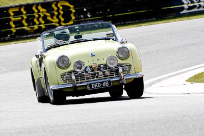 237;12-April-2009;1960-Triumph-TR3A;Australia;Bathurst;DKD48;Daniel-Dumolo;FOSC;Festival-of-Sporting-Cars;Mt-Panorama;NSW;New-South-Wales;Regularity;auto;motorsport;racing;super-telephoto