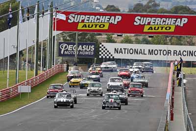 48;65;12-April-2009;1964-Morris-Cooper-S;1969-MGB-Mk-II;Australia;Bathurst;Ben-Tebbutt;FOSC;Festival-of-Sporting-Cars;Mt-Panorama;NSW;New-South-Wales;Peter-Whitten;Sports-Touring;auto;motorsport;racing;super-telephoto