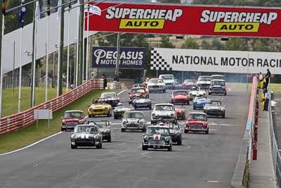 48;65;12-April-2009;1964-Morris-Cooper-S;1969-MGB-Mk-II;Australia;Bathurst;Ben-Tebbutt;FOSC;Festival-of-Sporting-Cars;Mt-Panorama;NSW;New-South-Wales;Peter-Whitten;Sports-Touring;auto;motorsport;racing;super-telephoto