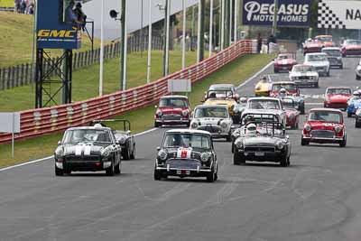 48;65;12-April-2009;1964-Morris-Cooper-S;1969-MGB-Mk-II;Australia;Bathurst;Ben-Tebbutt;FOSC;Festival-of-Sporting-Cars;Mt-Panorama;NSW;New-South-Wales;Peter-Whitten;Sports-Touring;auto;motorsport;racing;super-telephoto