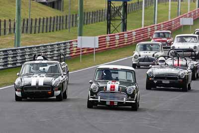 48;65;12-April-2009;1964-Morris-Cooper-S;1969-MGB-Mk-II;Australia;Bathurst;Ben-Tebbutt;FOSC;Festival-of-Sporting-Cars;Mt-Panorama;NSW;New-South-Wales;Peter-Whitten;Sports-Touring;auto;motorsport;racing;super-telephoto