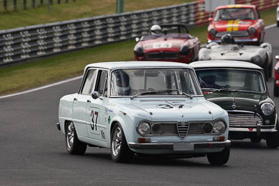 37;12-April-2009;1964-Alfa-Romeo-Giulia-Ti;Australia;Bathurst;FOSC;Festival-of-Sporting-Cars;Mt-Panorama;NSW;New-South-Wales;Ralph-Clarke;Sports-Touring;auto;motorsport;racing;super-telephoto