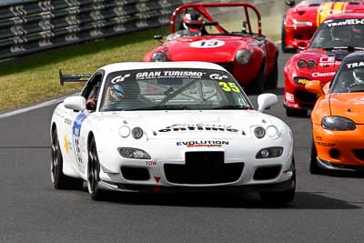 35;12-April-2009;2002-Mazda-RX‒7;Australia;Bathurst;FOSC;Festival-of-Sporting-Cars;Gerry-Murphy;Marque-and-Production-Sports;Mt-Panorama;NSW;New-South-Wales;auto;motorsport;racing;super-telephoto